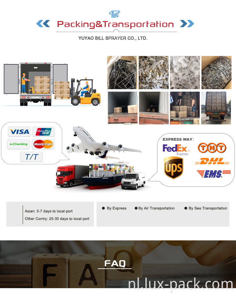 Schuimzeep flessenlotion dispenser pompkop plastic pomp zeepdispenser